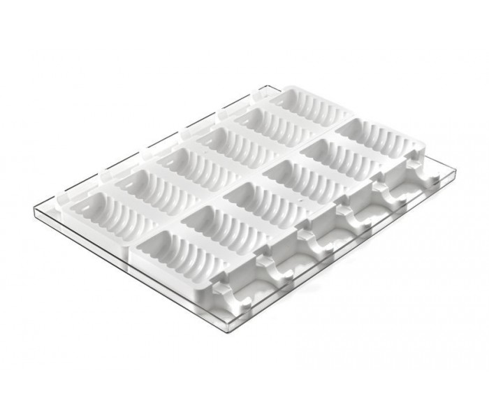 Набор для мороженого танго Silikomart GEL04 92х45х27. 5мм,2 формы,50 палочек