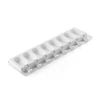 Набір для морозива ескімо класичне Silikomart GEL01M 69х38х18мм, 2 форми, 2 підноси 12х40мм, 100 паличок
