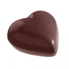 1106 Форма для шоколаду Серце Chocolate World 33x33x11мм, 2x7,5 гр