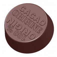 1625 CW Форма для шоколада 100% какао Chocolate World 30x30x12мм,21 шт