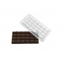 2017 CW Форма для шоколада Плитка класcическая Chocolate World 100x50x5мм,6 шт