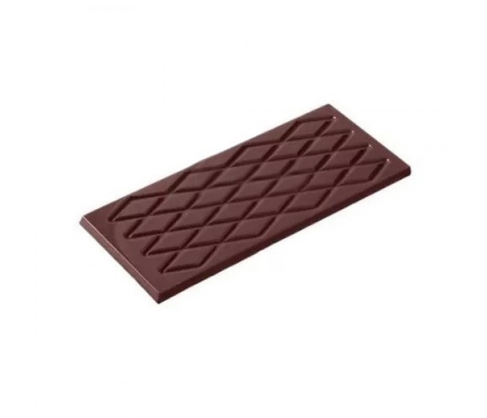2091 CW Форма для шоколада Плитка Chocolate World 129x52x4мм-4x24 гр