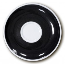 34410 Блюдце Ancap для серий Verona/Torino/Roma Millecolori,ручная роспись,цвет черный o12мм