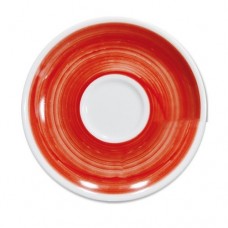 34411 Блюдце Ancap для серій Millecolori, колір червоний, ручний розпис o14,5мм