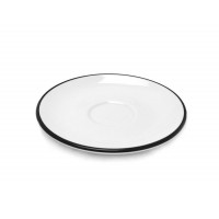 37253 Блюдце Ancap Pennellessa Black rims для серий Verona,Torino O12мм