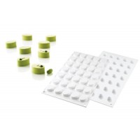 MICRO OVAL5 Форма силікон. Silikomart O26мм, h12мм