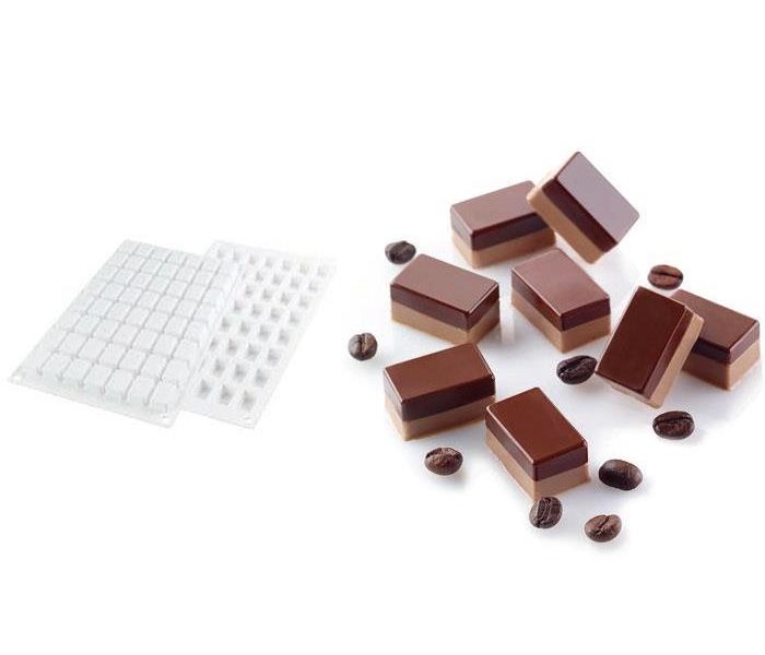 MICRO RECTANGLE5 Форма силикон. Silikomart 26x16мм,h13мм