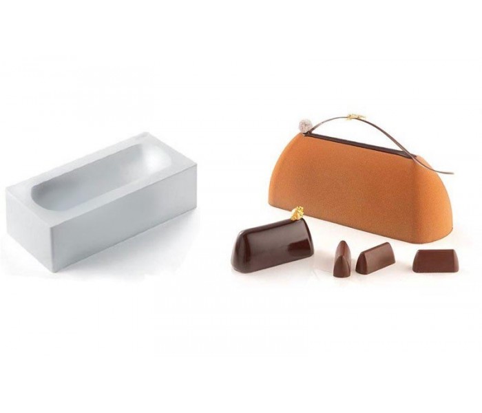 TOR250x80 / ​​1 силікон. форма gianduia Silikomart 250х80мм, h 90мм, v 1. 2 л