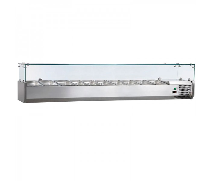 Витрина саладетта GN 1/4-10 шт Gooder VRX2000/330