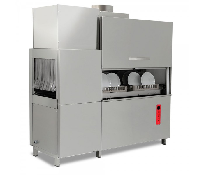Туннельная посудомоечная машина Empero EMP.2000-SAG-R/EMP.2000-SOL-L с сушкой