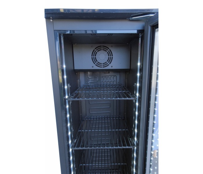 Шкаф холодильный для напитков 135 л GoodFood BC160BB2LED black-black