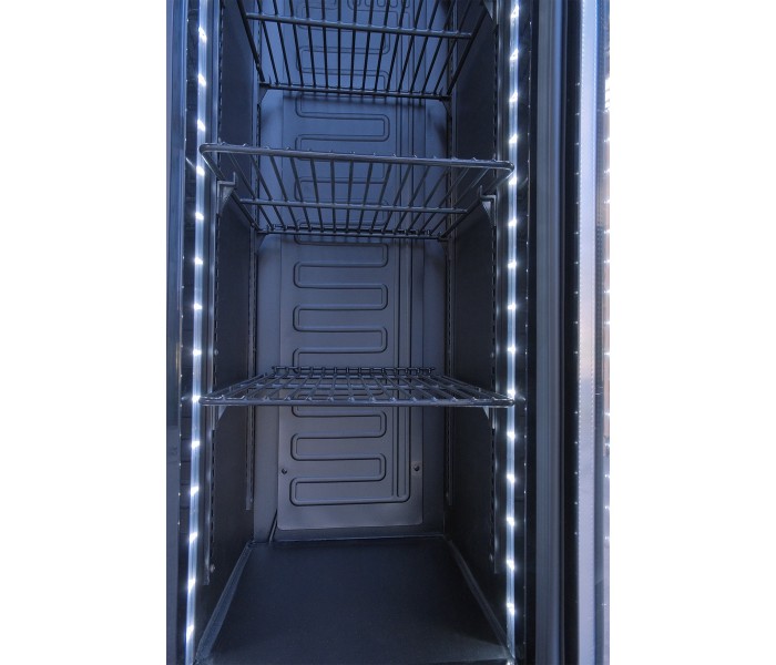 Шкаф холодильный для напитков 135 л GoodFood BC160BB2LED black-black