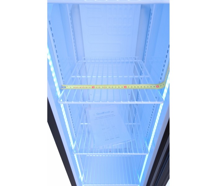 Шафа холодильна для напоїв 135 л GoodFood BC160BW2LEDCOL black-white