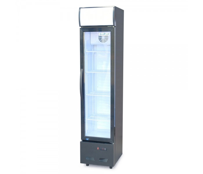 Шкаф холодильный для напитков 135 л GoodFood BC160BW2LED black-white