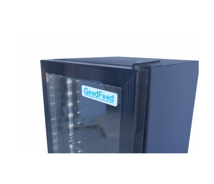 Шафа холодильна для напоїв 135 л GoodFood BC160NBB2LED black-black