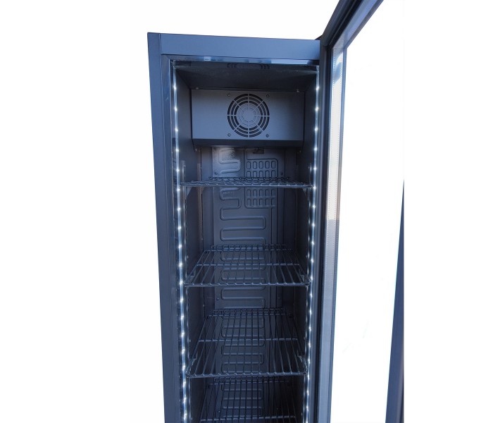 Шафа холодильна для напоїв 135 л GoodFood BC160NBB2LED black-black