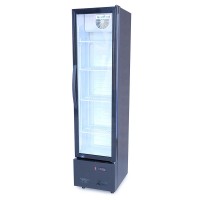 Шкаф холодильный для напитков 135 л GoodFood BC160NBW2LED черный-белый
