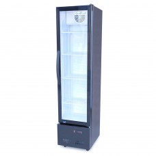 Шафа холодильна для напоїв GoodFood BC160NBW2LED чорна-біла