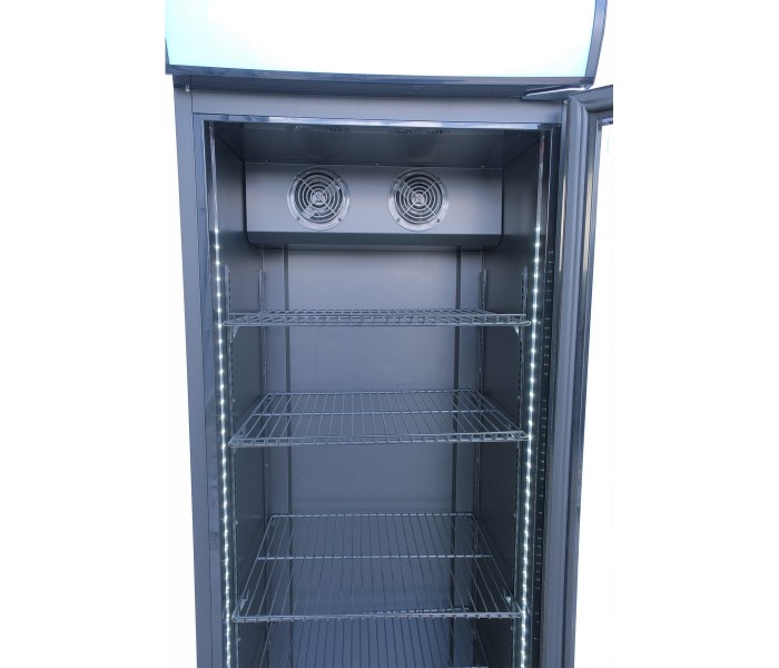 Шафа холодильна для напоїв 310 л GoodFood BC360BB2LED black-black