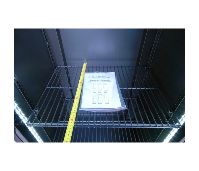 Шкаф холодильный для напитков 310 л GoodFood BC360NBB2LED black-black
