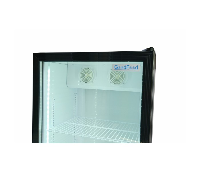 Шкаф холодильный для напитков 310 л GoodFood BC360NBW2LED black-white