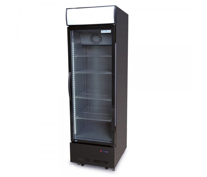Шкаф холодильный для напитков 466 л GoodFood BC480BB2LED black-black