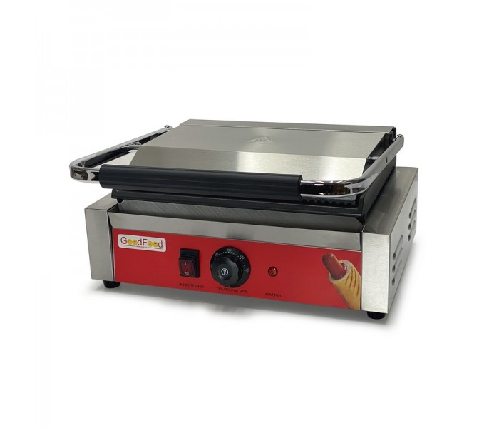 Гриль контактний GoodFood ECG11EA Panini RED