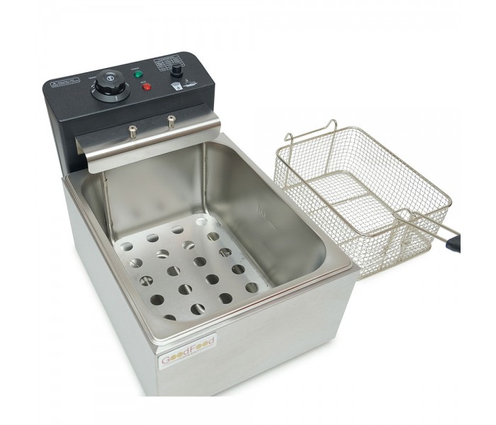 Фритюрница электрическая профессиональная 6 л GoodFood EF6 BLACK