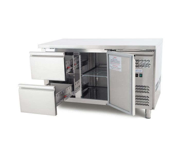 Стол холодильный 282 л GoodFood GF-GN2110TN-HC два ящика
