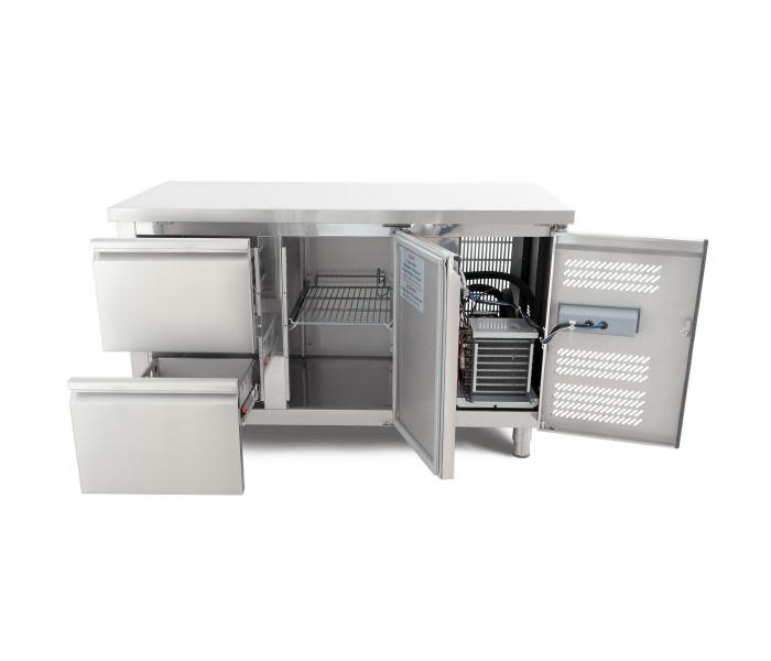 Стол холодильный 282 л GoodFood GF-GN2110TN-HC два ящика