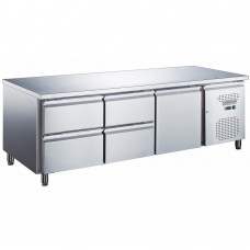 Стол холодильный 260 л GoodFood GF-UGN1640TN-HC UNDERCOUNTER четыре ящика
