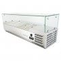 Дополнительное фото №2 - Холодильная витрина для топпинга GoodFood GF-VRX1200/330-H6C 5 емкостей