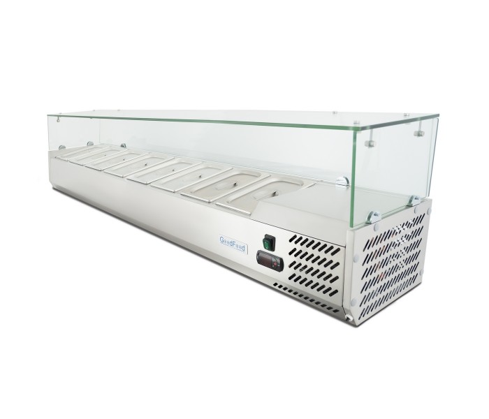 Холодильная витрина для топпинга GoodFood GF-VRX1800/330-H6C 8хGN1/4 емкостей