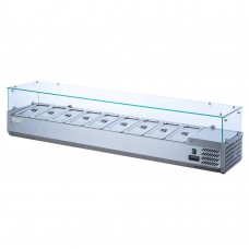 Холодильная витрина для топпинга GoodFood GF-VRX2000/380-H6C на 9 гастроемкостей