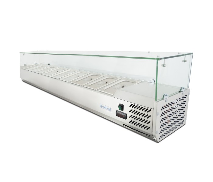 Холодильная витрина для топпинга GoodFood GF-VRX2000/380-H6C на 9 гастроемкостей