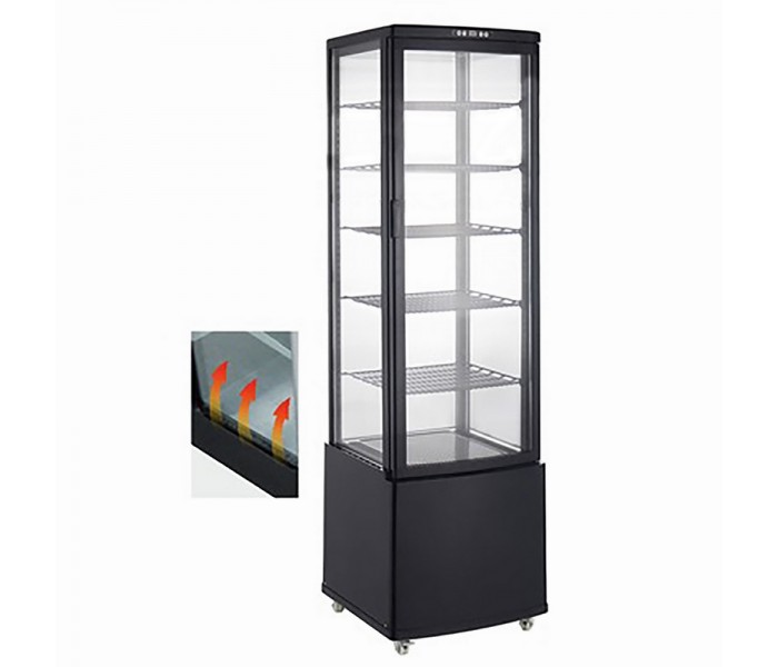 Холодильна вітрина 300 л GoodFood RT300L3 чорна