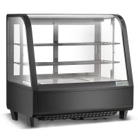 Холодильная витрина 100 л GoodFood RTW100L черная Premium