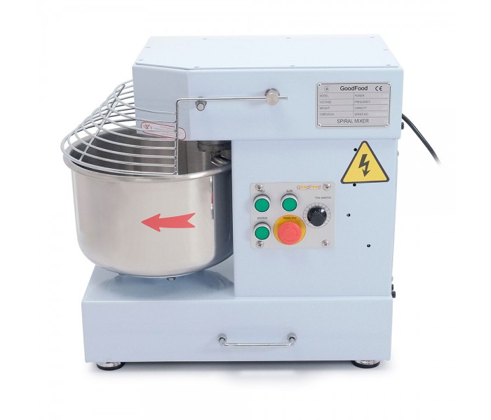 Тестомес спиральный 10 л GoodFood SM10T2VFIR