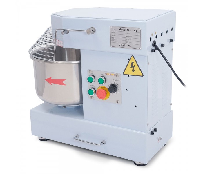 Тестомес спиральный 10 л GoodFood SM10T2VFIR