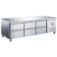 Стіл холодильний 417 л GoodFood GF-GN3160TN-HC