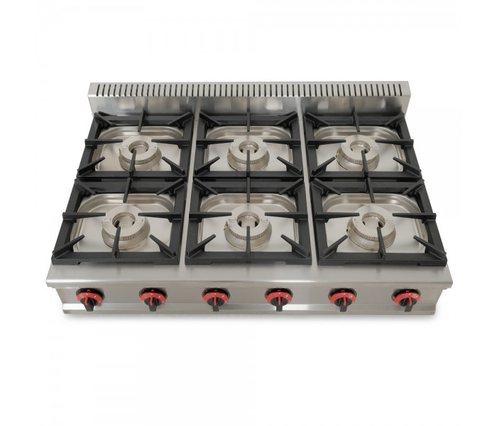 Плита газовая GoodFood GP6N 6 конфорок