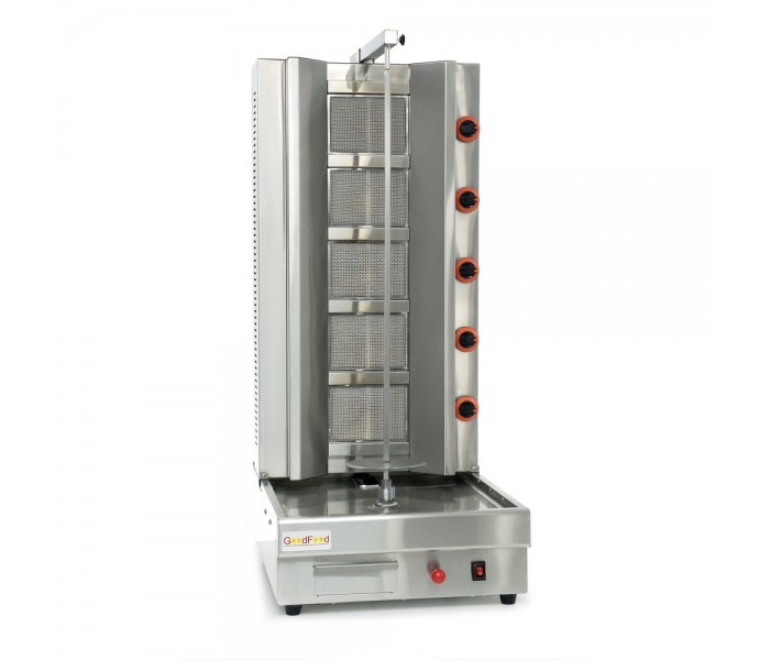 Аппарат для шаурмы 60 кг газовый с двигателем GoodFood SM5MG