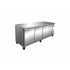 Холодильный стол HATA SNACKH3200TN S/S304 3-х дверный с бортом