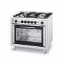 Дополнительное фото №3 - Газовая плита напольная Hendi 225707 Kitchen Line с духовым шкафом и грилем 5-конф.
