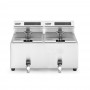 Дополнительное фото №3 - Настольная фритюрница Hendi 207376 MasterPro со сливным краном 2x8л