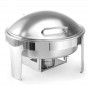 Дополнительное фото №1 - Чафиндиш Hendi 470282 круглый атласная отделка 465x420x(H)320мм
