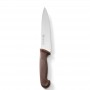 Дополнительное фото №1 - Нож поварской для кухни L18cm Hendi 842669 HACCP коричневая ручка