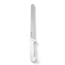 Нож кухонный для хлеба/сдобы L25cm Hendi 843055 HACCP белая ручка