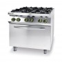 Дополнительное фото №2 - Газовая плита напольная Hendi 225882 Kitchen Line с конвекционным жарочным шкафом GN1/1 4-конф.