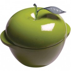 Кастрюля в форме яблока 2,8 л эмал. чугун зеленого цвета d=225 х 130мм Lodge E3AP50